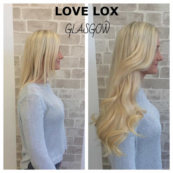 Tape Extensions from Love Lox Glasgow